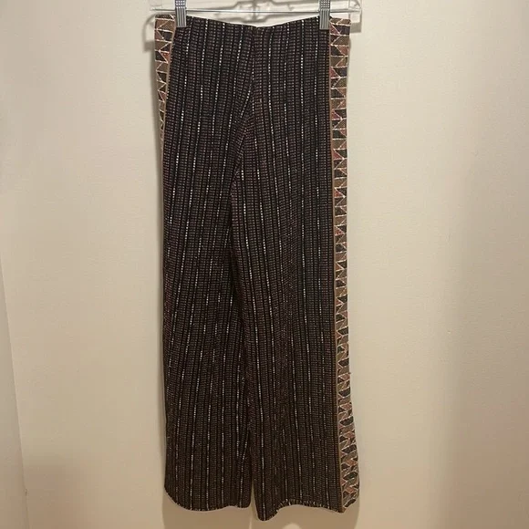 NWT Urban Outfitters Lurex Metallic Wide Leg Pants XS New Year’s Eve holiday - Picture 7 of 8